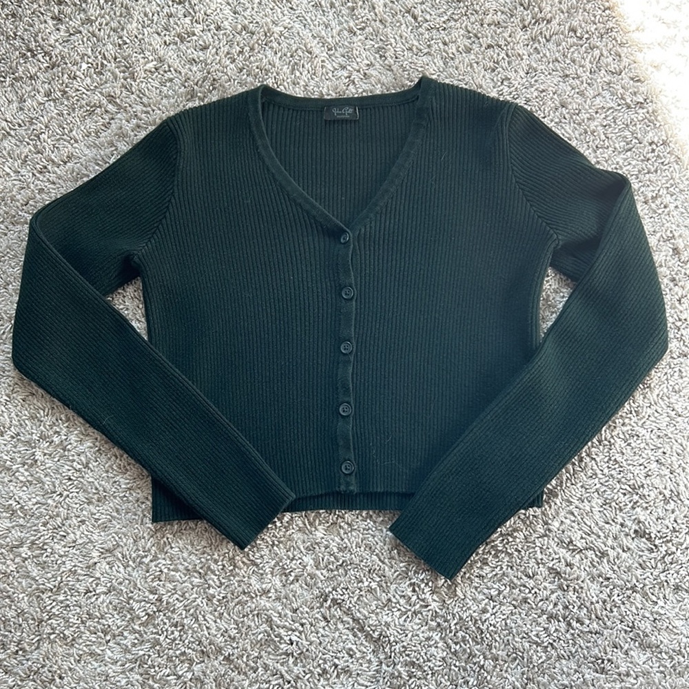 Brandy Melville green Shannon Cardigan